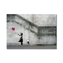Load image into Gallery viewer, There&#39;s Always Hope - Banksy Graffiti Art
