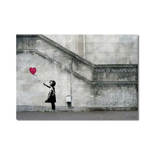 Charger l&#39;image dans la galerie, There&#39;s Always Hope - Banksy Graffiti Art
