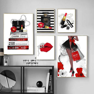 All About Fashion - Modern Red Focus