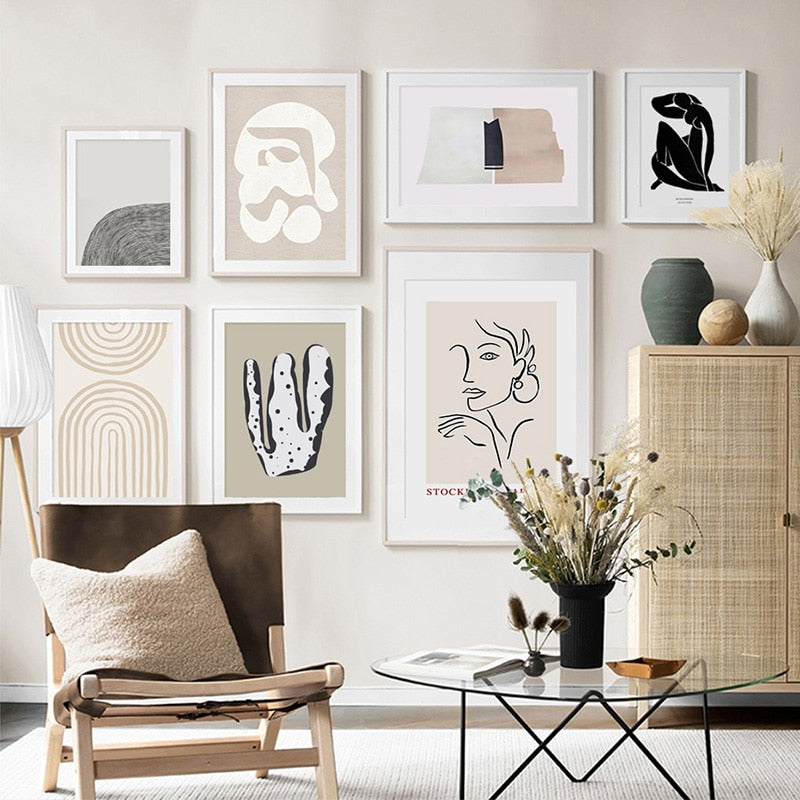 Modern Geometric Abstract Wall Art