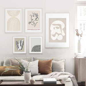 Modern Geometric Abstract Wall Art