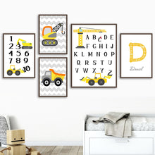 Load image into Gallery viewer, Construction Theme Nursery Wall Decor
