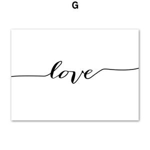 Zenitude Love Abstract Line Art