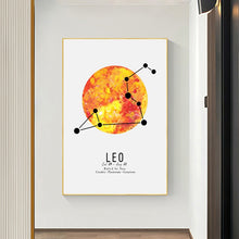 Load image into Gallery viewer, Zodiac Signs Constellation and Planets Art
