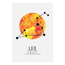 Load image into Gallery viewer, Zodiac Signs Constellation and Planets Art
