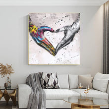 Load image into Gallery viewer, Gesture Heart Graffiti Art
