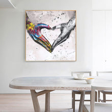 Load image into Gallery viewer, Gesture Heart Graffiti Art
