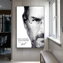 Charger l&#39;image dans la galerie, Steve Jobs - Stay Hungry Inspirational Art
