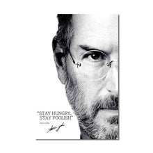 Charger l&#39;image dans la galerie, Steve Jobs - Stay Hungry Inspirational Art
