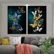 Load image into Gallery viewer, Modern Luxury Butterfly Abstract Art
