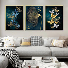 Load image into Gallery viewer, Modern Luxury Butterfly Abstract Art
