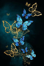 Load image into Gallery viewer, Modern Luxury Butterfly Abstract Art
