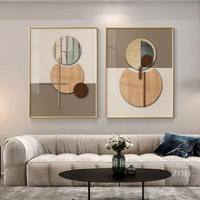 Load image into Gallery viewer, Abstract Geometric Wall Art
