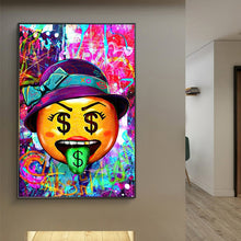 Load image into Gallery viewer, Money Pacman Graffiti Art #3
