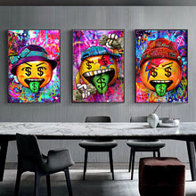 Load image into Gallery viewer, Money Pacman Graffiti Art #2
