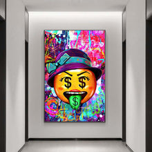 Load image into Gallery viewer, Money Pacman Graffiti Art #3
