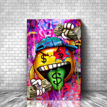 Load image into Gallery viewer, Money Pacman Graffiti Art #2
