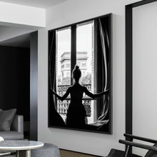 Load image into Gallery viewer, Black White Fashion Women Portrait
