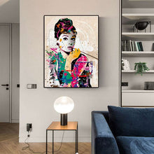Load image into Gallery viewer, Audrey Hepburn Modern Abstract Art
