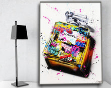 Load image into Gallery viewer, Chanel Perfume Graffiti Art
