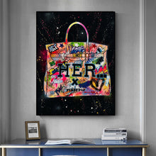 Load image into Gallery viewer, Colorful Street Graffiti Art Handbag
