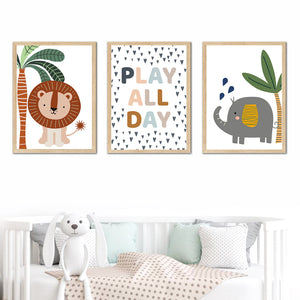 Jungle Play Time Nursery Decor