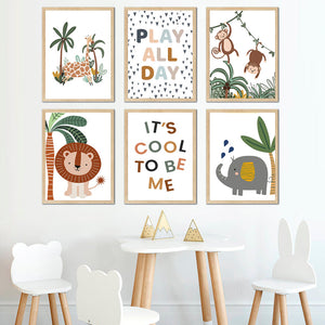 Jungle Play Time Nursery Decor