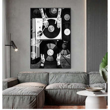 Charger l&#39;image dans la galerie, Black and White Vinyl Record
