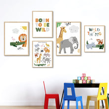 Charger l&#39;image dans la galerie, Learning Journey In The Jungle - Nursery Decor
