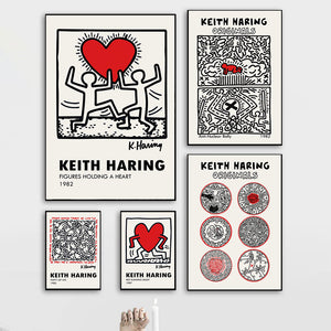 Madallions Of Life by Keith Haring