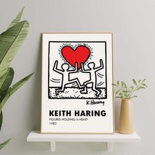 Load image into Gallery viewer, Red Running Heart by Keith Haring, 1987
