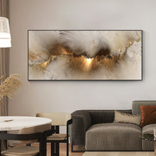 Load image into Gallery viewer, Gold Cloud Abstract Art
