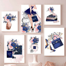 Load image into Gallery viewer, Blue Elegant Fashion Set
