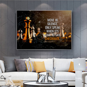 Checkmate Motivational Art