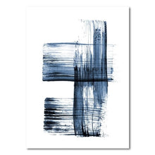 Charger l&#39;image dans la galerie, Navy Blue Period Modern Art
