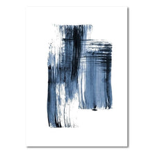 Load image into Gallery viewer, Navy Blue Period Modern Art
