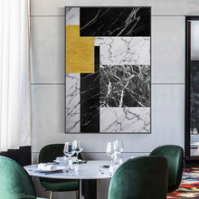 Charger l&#39;image dans la galerie, Modern Gold Black Geometric
