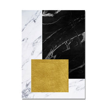 Load image into Gallery viewer, Modern Gold Black Geometric
