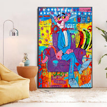 Load image into Gallery viewer, Pink Panther Pop Art Canvas
