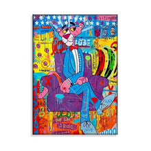 Load image into Gallery viewer, Pink Panther Pop Art Canvas
