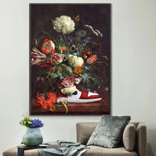 Charger l&#39;image dans la galerie, Floral Jordan Air Sneaker Wall Art
