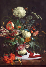 Load image into Gallery viewer, Floral Jordan Air Sneaker Wall Art
