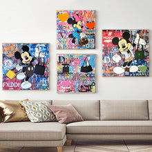 Charger l&#39;image dans la galerie, Fashion Mickey &amp; Minnie Pop Art
