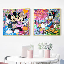 Load image into Gallery viewer, Fashion Mickey &amp; Minnie Pop Art
