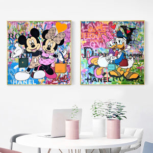 Fashion Mickey & Minnie Pop Art