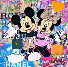 Load image into Gallery viewer, Fashion Mickey &amp; Minnie Pop Art
