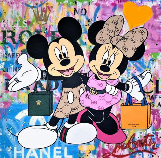 Fashion Mickey & Minnie Pop Art