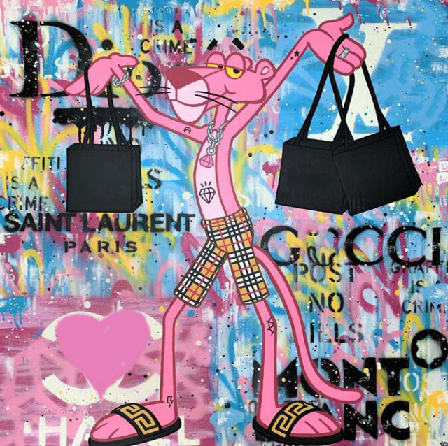 Fashion Pink Panther Pop Art