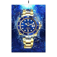 Load image into Gallery viewer, Modern Luxury Watch Graffiti Art
