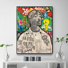 Charger l&#39;image dans la galerie, Graffiti Pop Art 2pac All Eyez On Me
